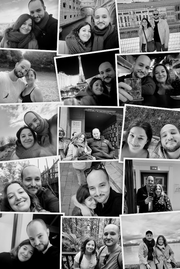 Collage of Chris and Charlotte